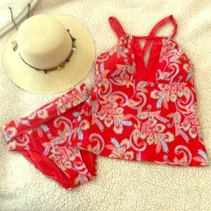 NEW Sunsets Mia High Neck X-back tankini set